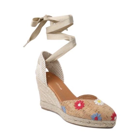 ANDRE ASSOUS Ensley Embroidered Espadrille Wedge Sandal - Picture 7 of 7